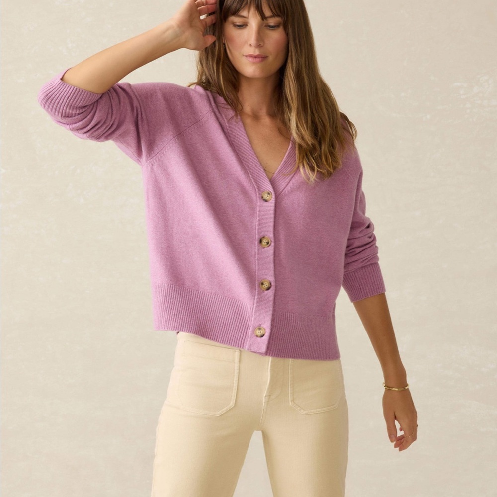 Faherty Jackson Cardigan, Size Small